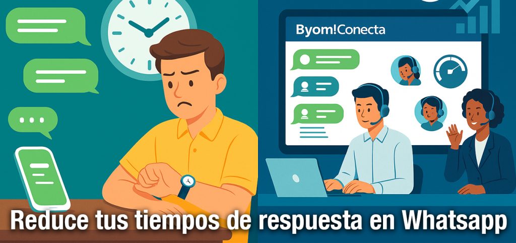 Cómo reducir los tiempos de respuesta en WhatsApp con un sistema profesional