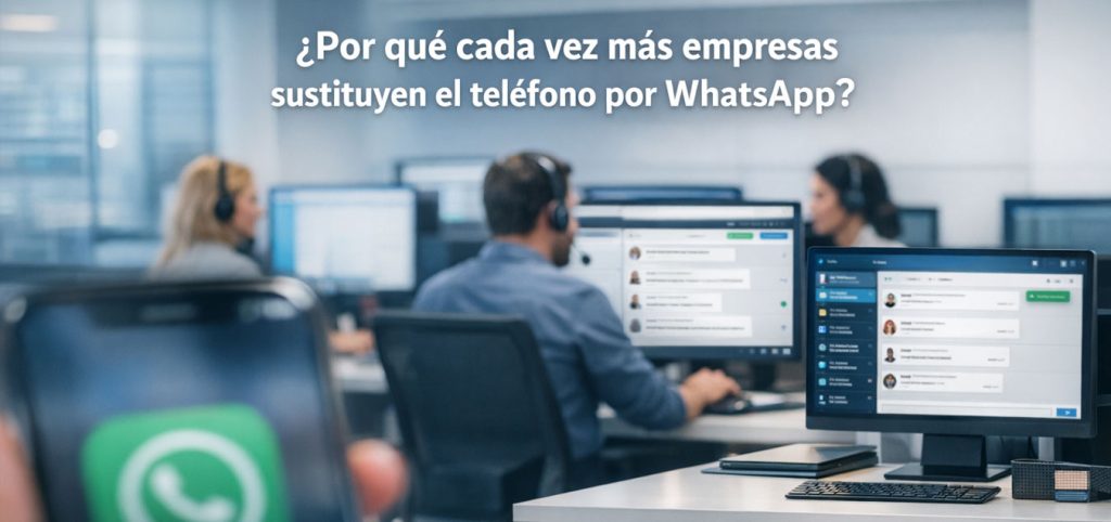 Por qué cada vez más empresas sustituyen el teléfono por WhatsApp